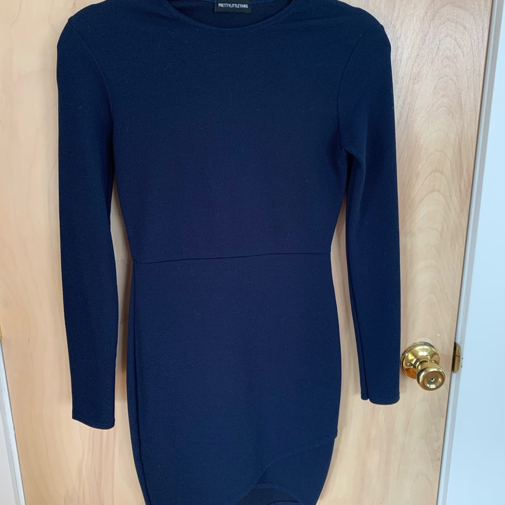 Navy bodycon dress